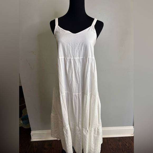 Splendid SPL Tween Girls Eyelet Maxi Dress size 12 - Picture 3 of 8